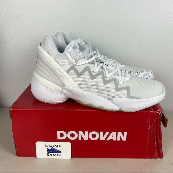 adidas Shoes Adidas Mens Basketball Shoes Don Issue 2 Triple Cloud White Fw853 Size 14